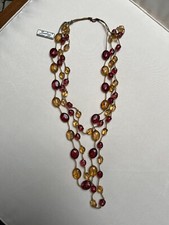 Sodini collana lunga tre fili