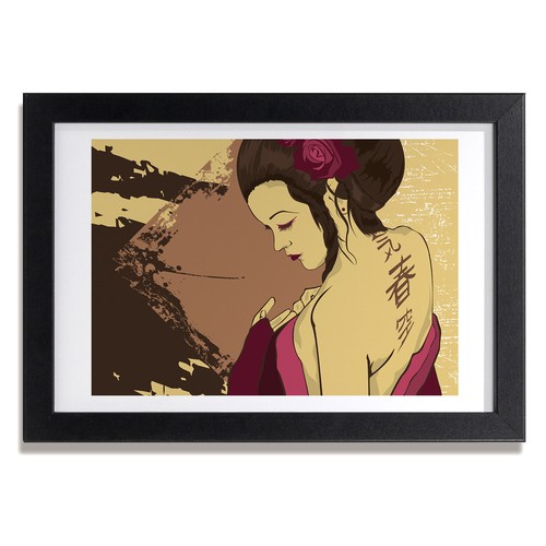 Quadro tulup mdf - quadro, incorniciato
