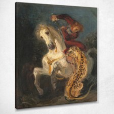 Cavaliere Attaccato Da Un