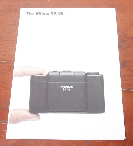 Minox brochure di - minox, ml