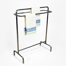 Portasciugamani porta asciugamani stile anni '70 minimalista da terra cromato