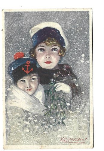 Illustration signee mauzan - illustration,