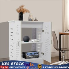 Router WiFi a 3 livelli armadio di archiviazione router archiviazione TV striscia di alimentazione cavo organizer