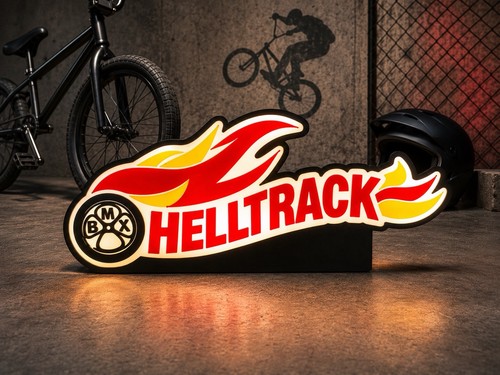 Luce helltrack rad bmx stile - luce,
