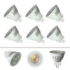 6 lampadine LED Paulmann GU4 MR11 riflettore 3,3 W 180 lm 12 V AC DC bianco caldo 36