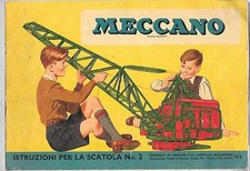 MECCANO ISTRUZIONI SCATOLA N 2 1957