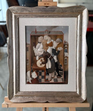 Quadro olio tela firmato - quadro, su