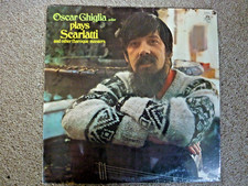 OSCAR GHIGLIA PLAYS SCARLATTI, SEALED VINYL, CUTOUT/OVERSTOCK, SEE PHOTOS