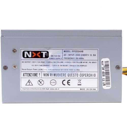 Alimentatore nxt 250w per - alimentatore,