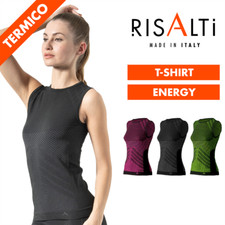 Smanicato Maglia Termica Donna