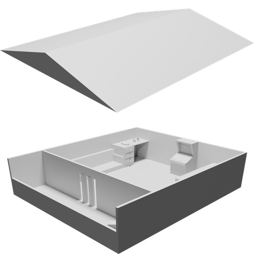 Casa bambole miniatura modello - bambole,