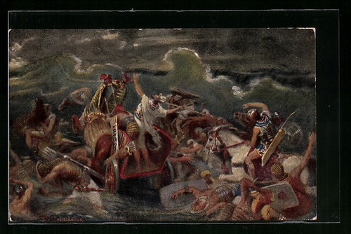 Cartolina caduta egiziana - cartolina,