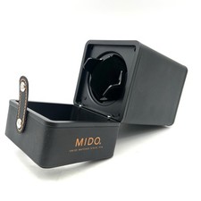 Scatola Box Mido scatola del tempo Power case carica orologi NOS nera