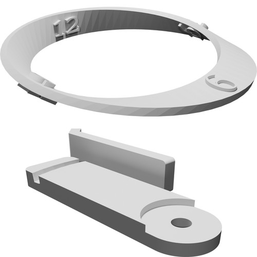 Cornice orologio nastro - orologio, di