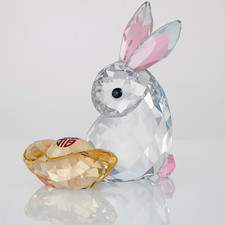 Swarovski statuina coniglio - swarovski,
