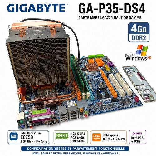 Gigabyte p35 ds4 core - ga-p35-ds4,