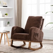 Poltrona a Dondolo Legno e