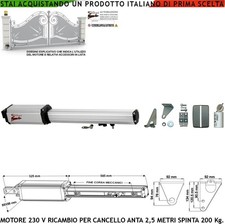Motore cancello automatico 230 - cancello,