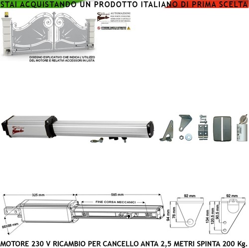 Motore cancello automatico - automatico, 230
