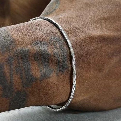 Bracciale uomo catena serpente