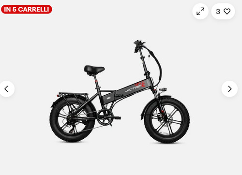 Victrip fat bike pieghevole - t5,