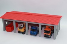 Capannone veicoli magazzino officina 1:50 per camion o macchine edili capannone n.2
