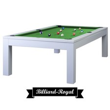 Pool Billard Tavolo Modello Olivia Bianco 7 Ft.