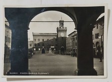 19991 Cartolina - Bologna - Budrio - piazza quirico filopanti - VG 1949