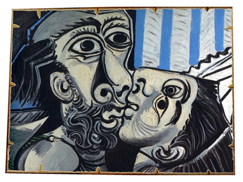 Picasso bacio stampa - il,