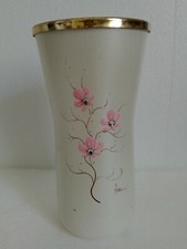 Portafiori vetro bianco vintage