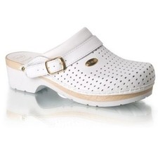 DR.SCHOLL'S SUPERCOMFORT ZOCCOLI IN LEGNO BIANCO