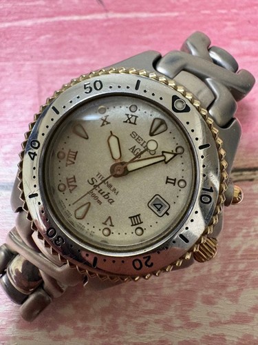 Seiko ags scuba 200m titanio - ags,