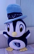 Peluche pupazzo Trudi mascotte pinguino Blutto Bluhotels 17 cm promozionale 
