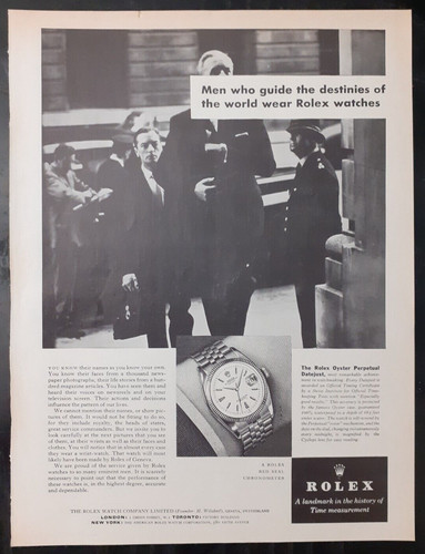 Rolex 1963 pubblicità - rolex,