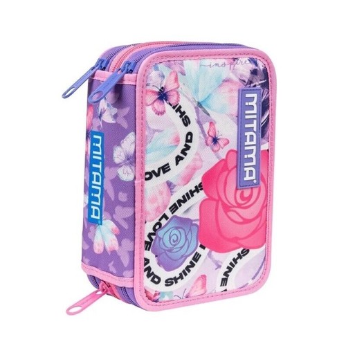 Astuccio zip completo scuola - astuccio,