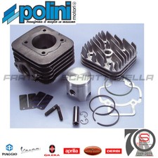 Kit Gruppo Termico Polini Aria Dm 47 Ghisa Piaggio Gilera Free Zip Et2 1400181