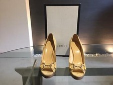 GUCCI SCARPE  SCAMOSCIATE BEIGE N. 37