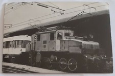 Cartolina Treno Locomotiva C.A. Trifase F.S. - Stazione Savona Letimbro