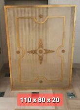 Copritermosifone in metallo e ottone / pezzo artigianale anni '60