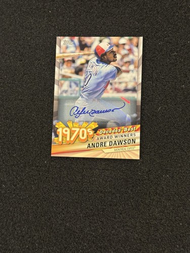 2020 topps andre dawson - topps,