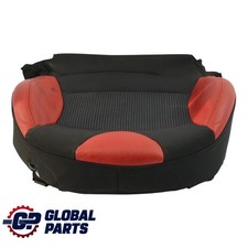 Mini R56 Anteriore Sport Coprisedile Cuscino Destro Mezza Pelle Rosso Gallo Nero