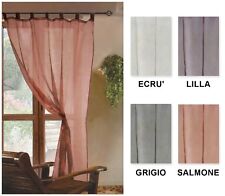 Tenda arredo velata passanti tendone finestra 1 pannello cm140x280 mod.LUCIBELLA