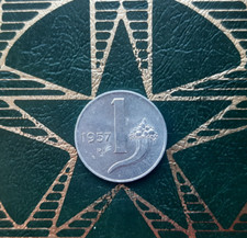 ($)     1 Lira 1957