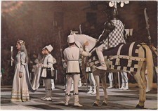 MAROSTICA - VICENZA - PERSONAGGI PARTITA A SCACCHI -90423-