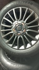 Cerchi Fiat 500X 17” grigio satinato con logo 500 bronzato + gomme Goodyear