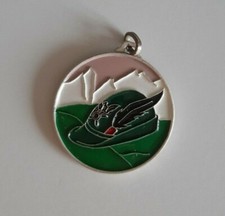 Medaglia ANA ALPINI,CAPPELLO SMALTO, RADUNO INTERSEZIONALE CELLE LIGURE 1982