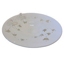 Centrotavola in Vetro Bianco