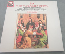 BACH MESSE H-MOLLMASS IN B MINOR EUGEN JOCHUM 1982 HIS MASTER'S VOICE X3 VINYL