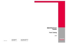CASE IH 8820 WINDROWER PARTS
