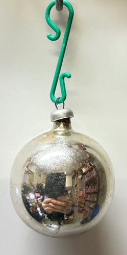 Pallina vetro vintage - pallina, albero